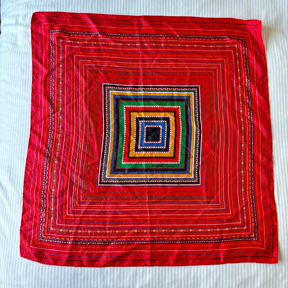 Roberto Capucci silk scarf